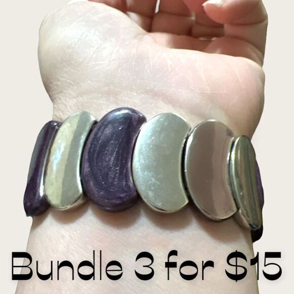 Multicolored Stretch Bracelet - Picture 5 of 8